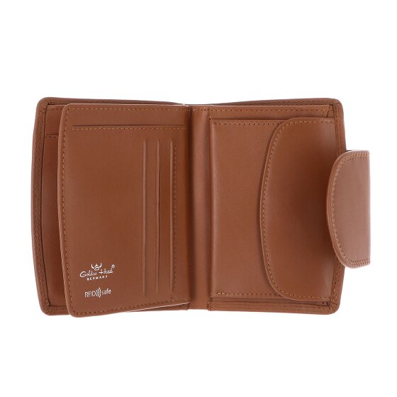 Golden Head Polo Portfel Ochrona RFID Skóra 12.5 cm
