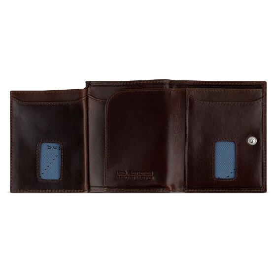 bugatti Secure Slim Portfel Ochrona RFID Skórzany 8 cm