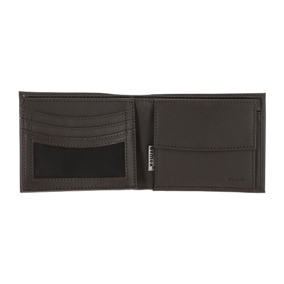 oxmox Leather Portfel Ochrona RFID Skóra 10 cm