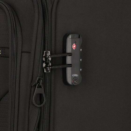 d&n Travel Line 9704 4 kółka Walizka kabinowa S 55 cm z funkcją poszerzenia