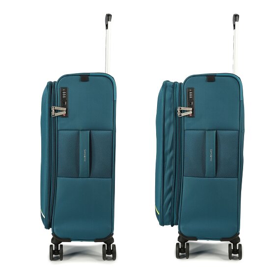Samsonite Base Breeze 4 kółka Walizka 67 cm z plisą rozprężną