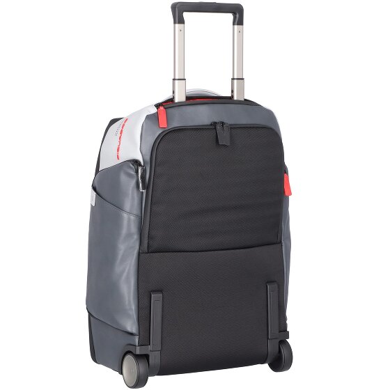 Piquadro Urban 2 kółka Walizka z plecakiem Skóra 53.5 cm Komora na laptopa