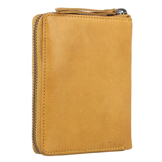 Greenburry Vintage Washed Leather Wallet 10 cm