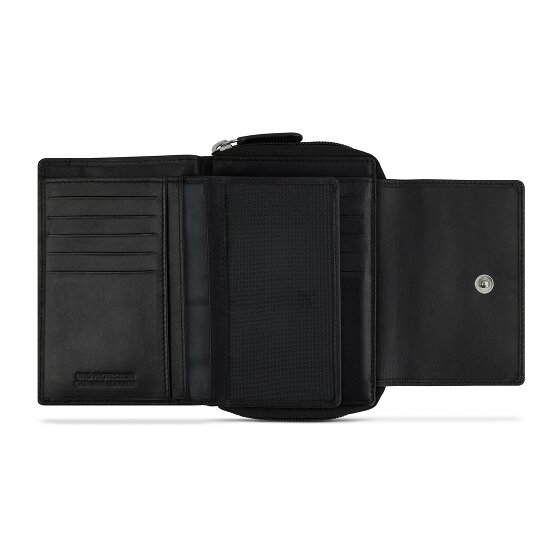 mano Don Andrea Portfel Ochrona RFID Skórzany 14 cm