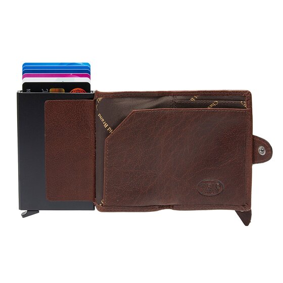 The Chesterfield Brand Baldwin Etui na karty kredytowe Ochrona RFID Skórzany 6.5 cm