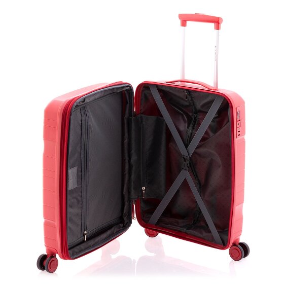 Gladiator 3800 4 kółka Walizka kabinowy 55 cm z plisą rozprężną
