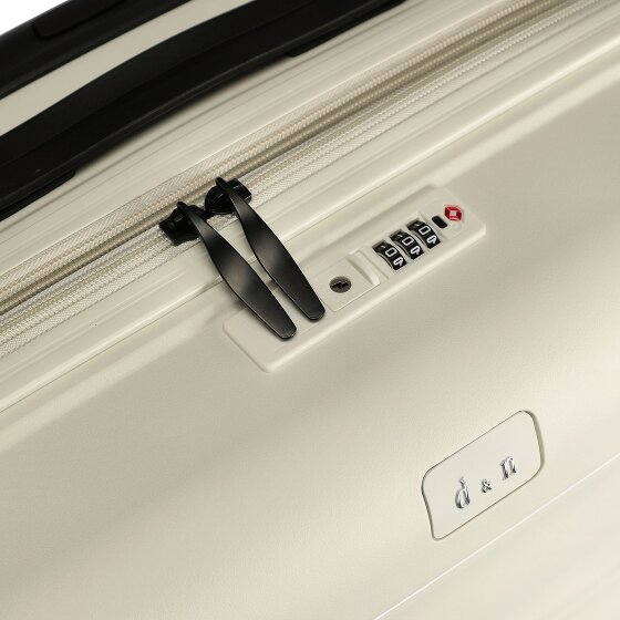 d&n Travel Line 4700 4 kółka Zestaw walizek 3-części z plisą rozprężną