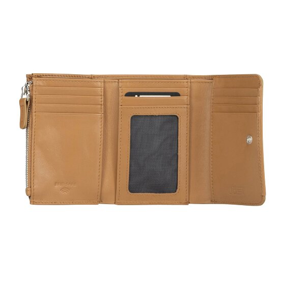 Jost Arva Portfel Ochrona RFID Skórzany 12 cm