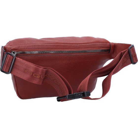 Piquadro Czarna kwadratowa saszetka skórzana 31 cm