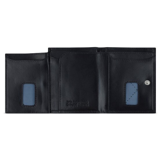 bugatti Secure Slim Portfel Ochrona RFID Skórzany 8 cm
