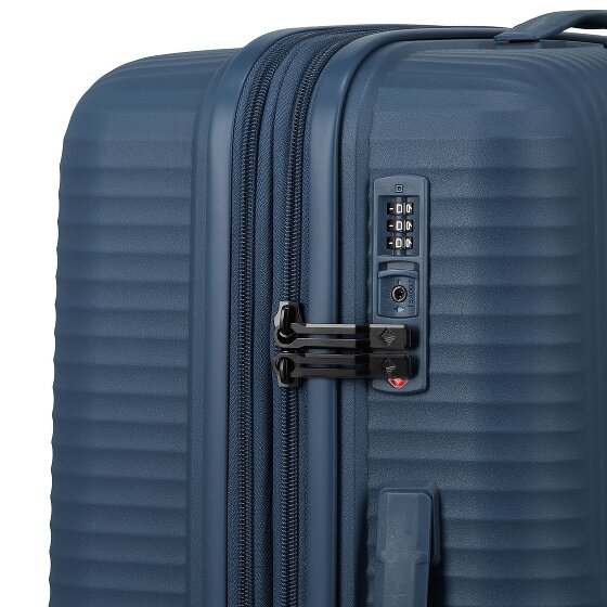 Travelite Air Stripe 4 kółka Zestaw walizek 3-części z funkcją poszerzenia