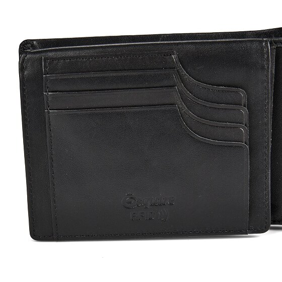 Esquire Silk Portfel Ochrona RFID Skóra 12 cm