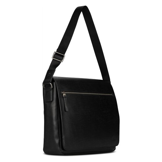 Jost Lund Briefcase Messenger Skórzany 41.5 cm Komora na laptopa