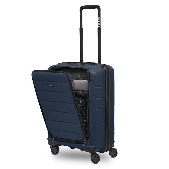 Redolz Essentials 17 4-kołowy wózek kabinowy 55 cm z miękką kieszenią na laptopa