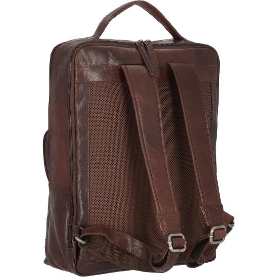 Spikes & Sparrow Bronco Plecak skórzany 40 cm Komora na laptopa