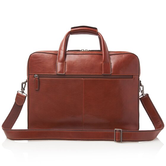 Castelijn & Beerens Paul Briefcase Leather 41 cm Komora na laptopa