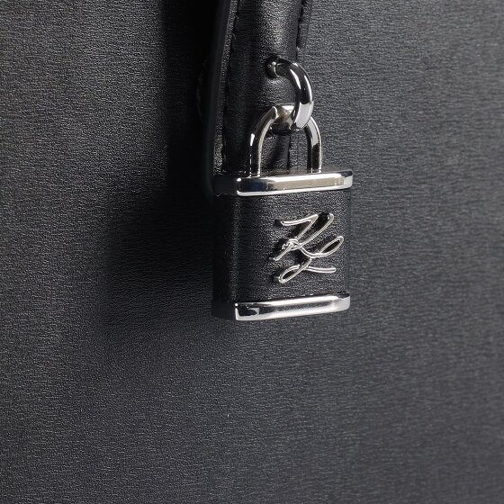 Karl Lagerfeld Autograph Mini Torba Handbag Skórzany 17.5 cm