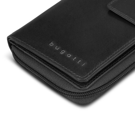 bugatti Valencia Portfel Ochrona RFID Skórzany 10 cm