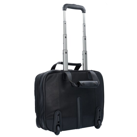 Harold's Ivy Lane 2 kółka Walizka biznesowa Skóra 36 cm Komora na laptopa