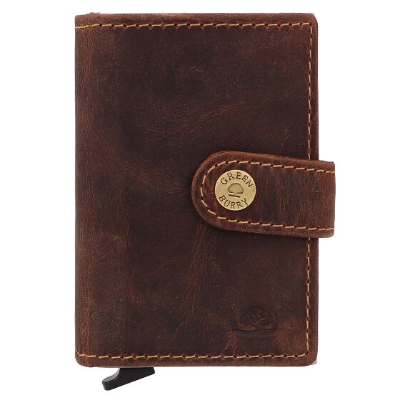 Greenburry Vintage Portfel Ochrona RFID Skórzany 7.5 cm