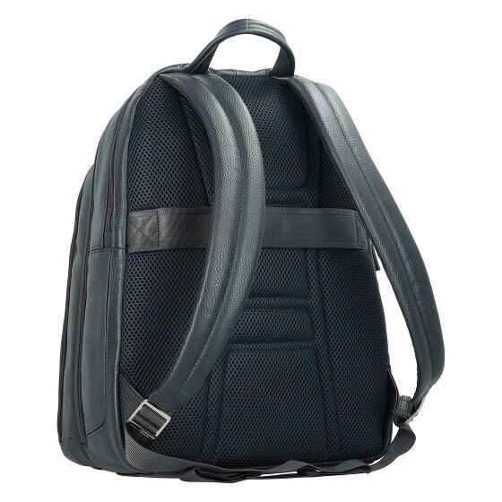Piquadro Skórzany plecak Vibe 43 cm z przegrodą na laptopa