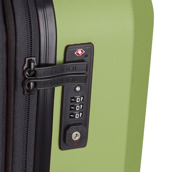 Gabol Montreal 4 kółka Walizka kabinowy S 55 cm z plisą rozprężną