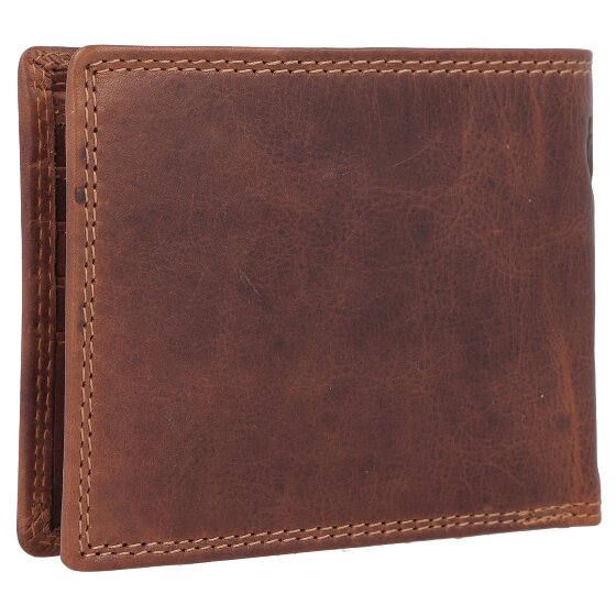 Jack Kinsky Monterey Portfel Ochrona RFID Skórzany 11.5 cm