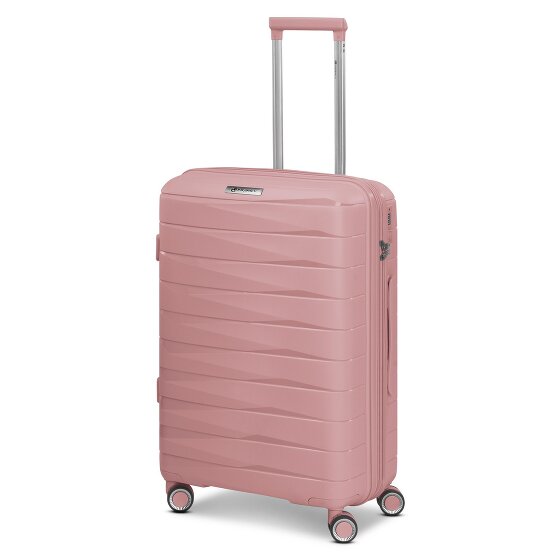Franky London 4 kółka Walizka M 65 cm z funkcją poszerzenia