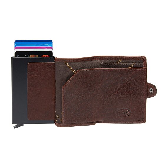The Chesterfield Brand Albury Etui na karty kredytowe Ochrona RFID Skórzany 7 cm