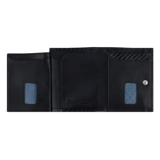 bugatti Secure Slim Portfel Ochrona RFID Skórzany 8 cm