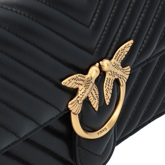 PINKO Love One Torba na ramię Skórzany 26.5 cm