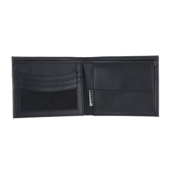 oxmox Leather Portfel Ochrona RFID Skóra 12 cm