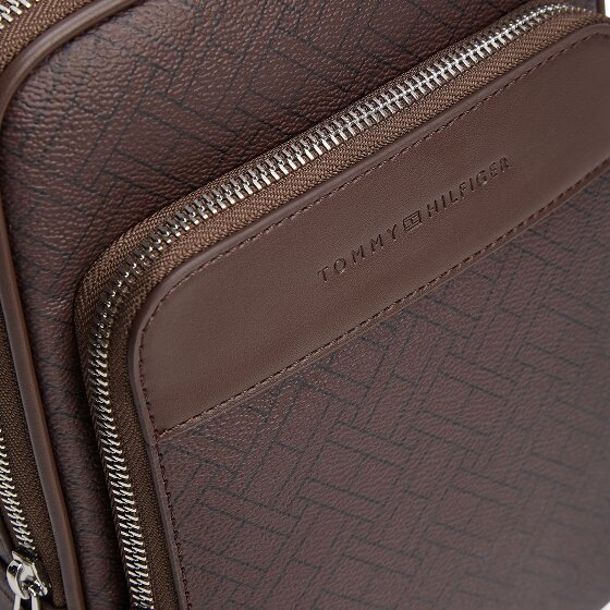 Tommy Hilfiger Torba skórzana z flagą TH 28 cm