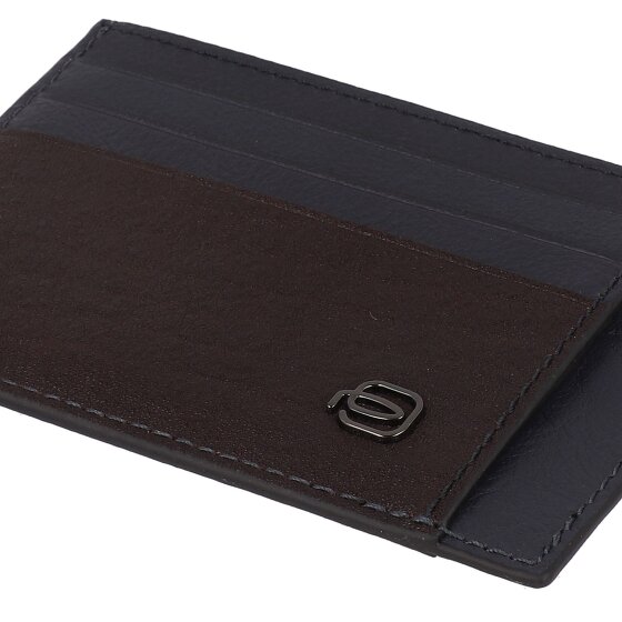 Piquadro Black Square Etui na karty kredytowe Skórzany 11 cm