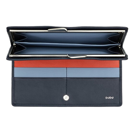 DuDu Portfel Ochrona RFID Skórzany 19.5 cm