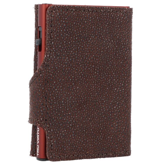Tru Virtu Etui na karty kredytowe Click & Slide Portfel RFID Skóra 6,5 cm