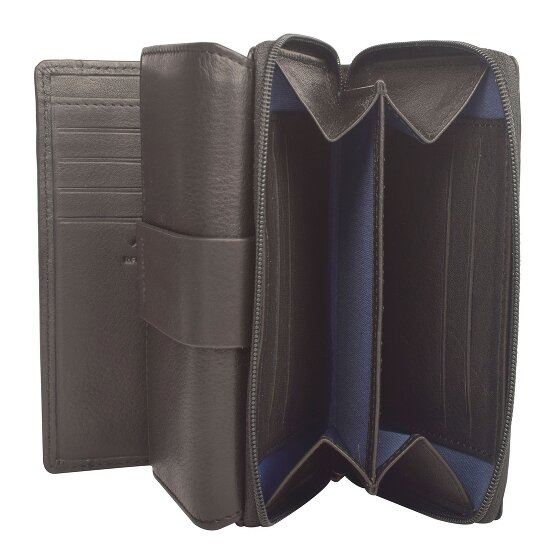 Maître Kirschroth Diethilde Portfel Ochrona RFID Skórzany 14 cm