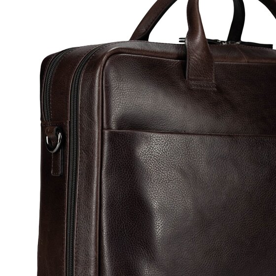 Jost London Teczka Skóra 40 cm Komora na laptopa