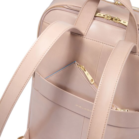 Piquadro Blue Square Plecak Ochrona RFID Skórzany 37 cm Komora na laptopa