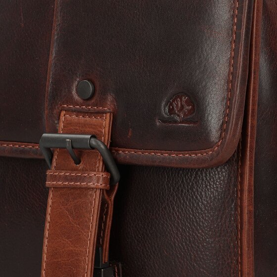 Greenburry Rugged Briefcase Messenger Skóra 40.5 cm Komora na laptopa
