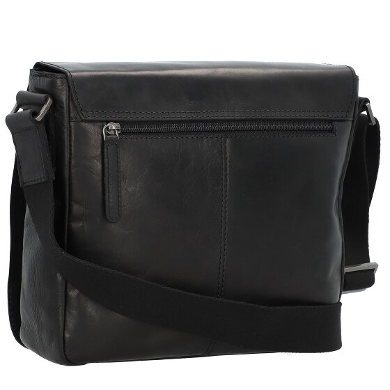 Greenburry Pure Black Torba na ramię Skórzany 26 cm