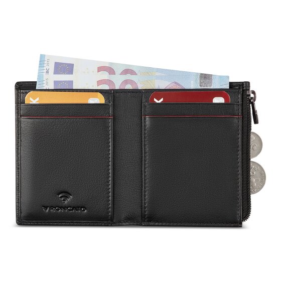 Roncato Detroit Portfel Ochrona RFID Skórzany 8 cm