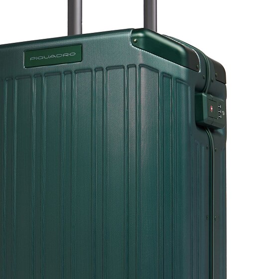 Piquadro PQLM 4 kółka Walizka kabinowa 55 cm Komora na laptopa