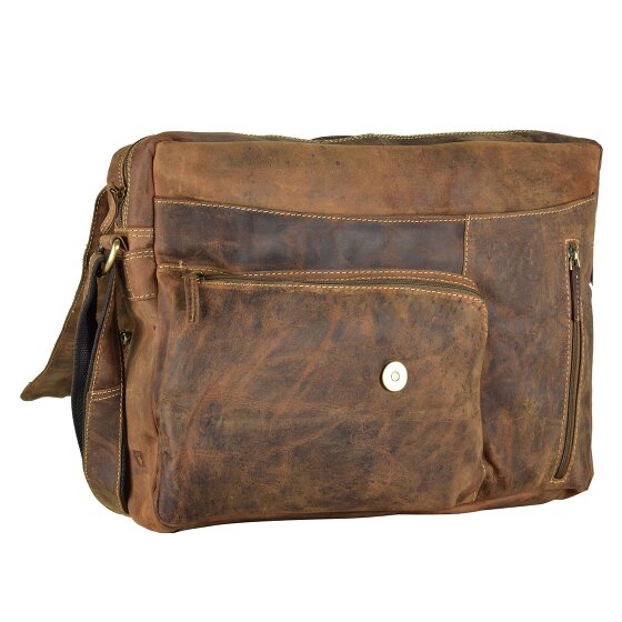 Greenburry Vintage Revolver Bag Torba na ramię skórzana 40 cm