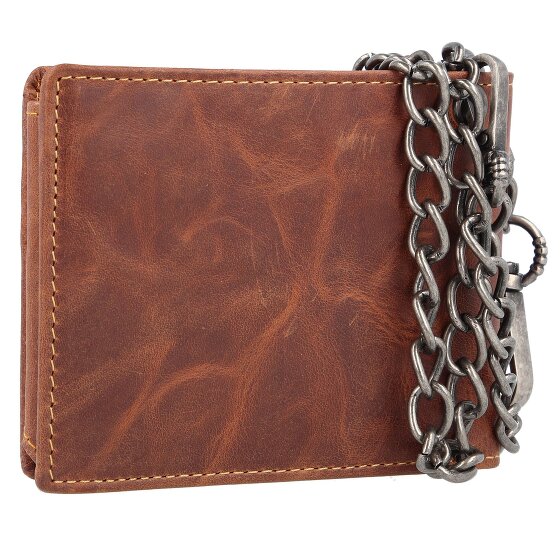 Greenburry Vintage Cafe Racer Wallet RFID Leather 12 cm