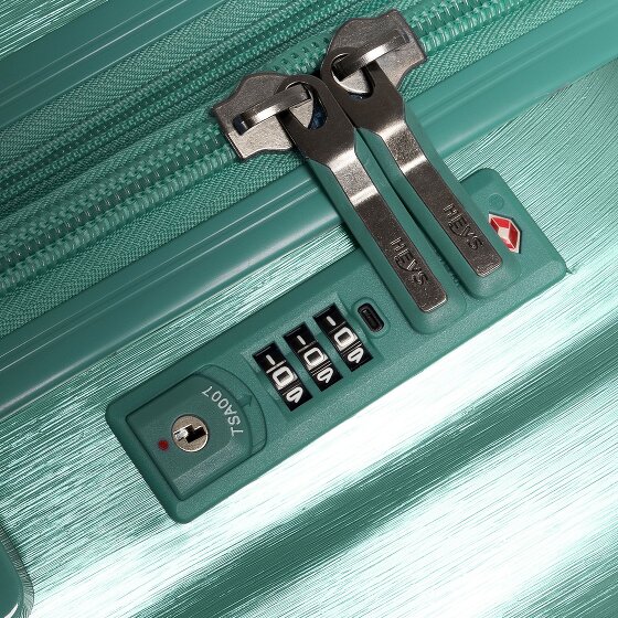 Heys Alumix 4 kółka Walizka kabinowy S 55 cm z plisą rozprężną