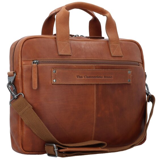 The Chesterfield Brand Wax Pull Up Teczka Skórzany 40 cm Komora na laptopa