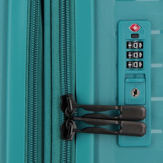 d&n Travel Line 4500 4 kółka Walizka kabinowy S 55 cm z plisą rozprężną