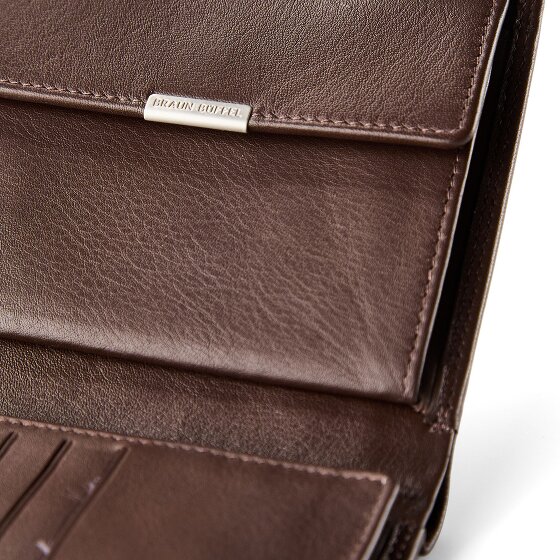 Braun Büffel Golf 3.0 Portfel Ochrona RFID Skórzany 11 cm