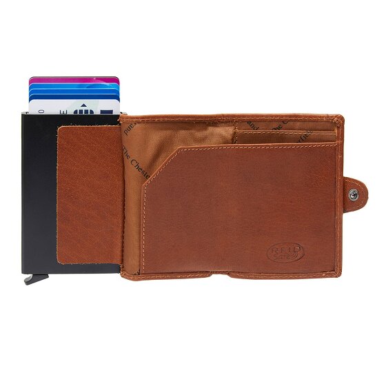 The Chesterfield Brand Albury Etui na karty kredytowe Ochrona RFID Skórzany 7 cm